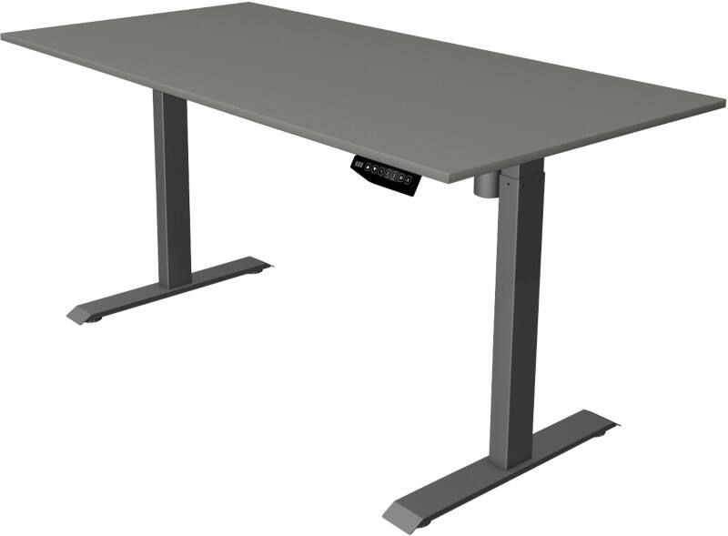 Kerkmann 10181612 Move 1 Elektrisch Höhenverstellbar Sitz-Stehschreibtisch Rechteckig Anthrazit 1.400 x 800 x 1.230 mm