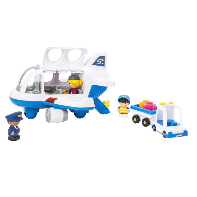 Avion sonore et lumineux et accessoires Oxybul