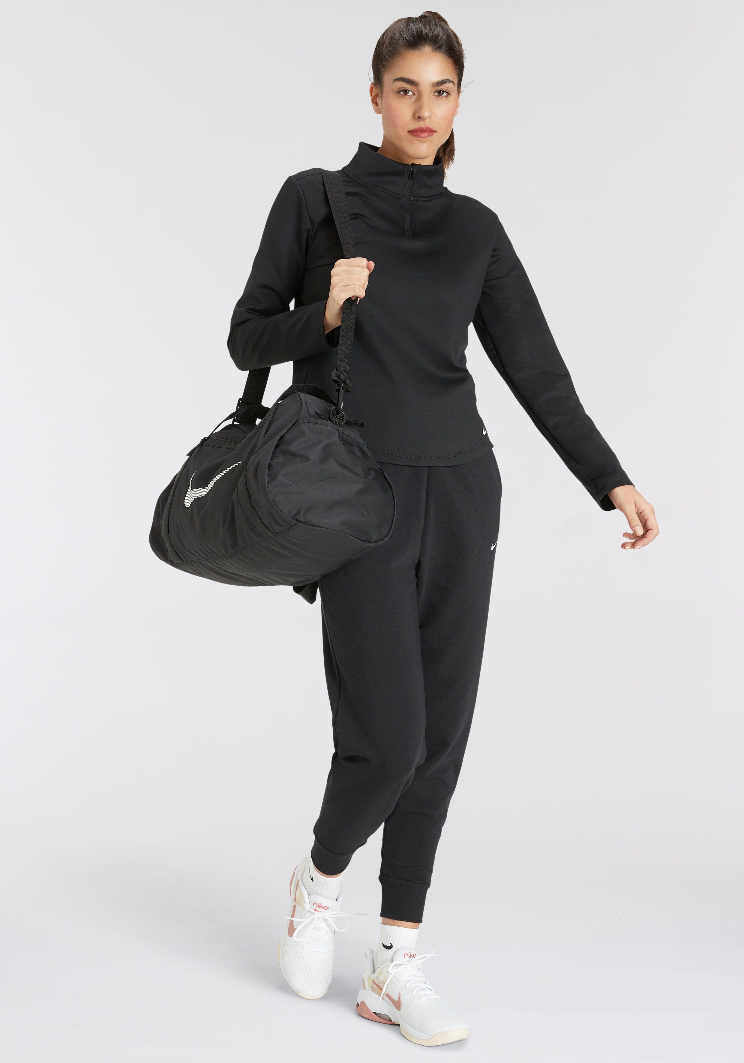 Nike Trainingsshirt THERMA-FIT ONE WOMEN'S LONG-SLEEVE 1/-ZIP TOP
