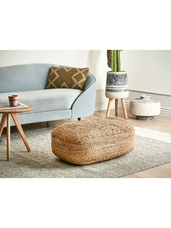 Beliani Bodenkissen ISARDA in /Beige - (W) 40 x (H) 20 x (L) 70 cm günstig kaufen onesize