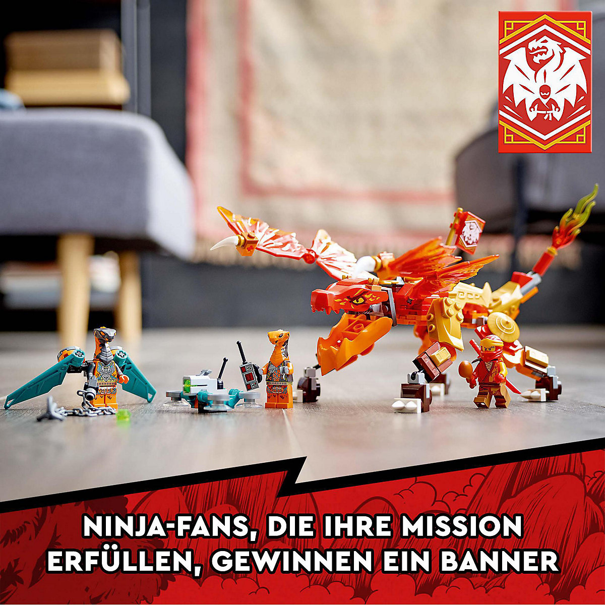 LEGO® Ninjago 71762 Kais Feuerdrache EVO