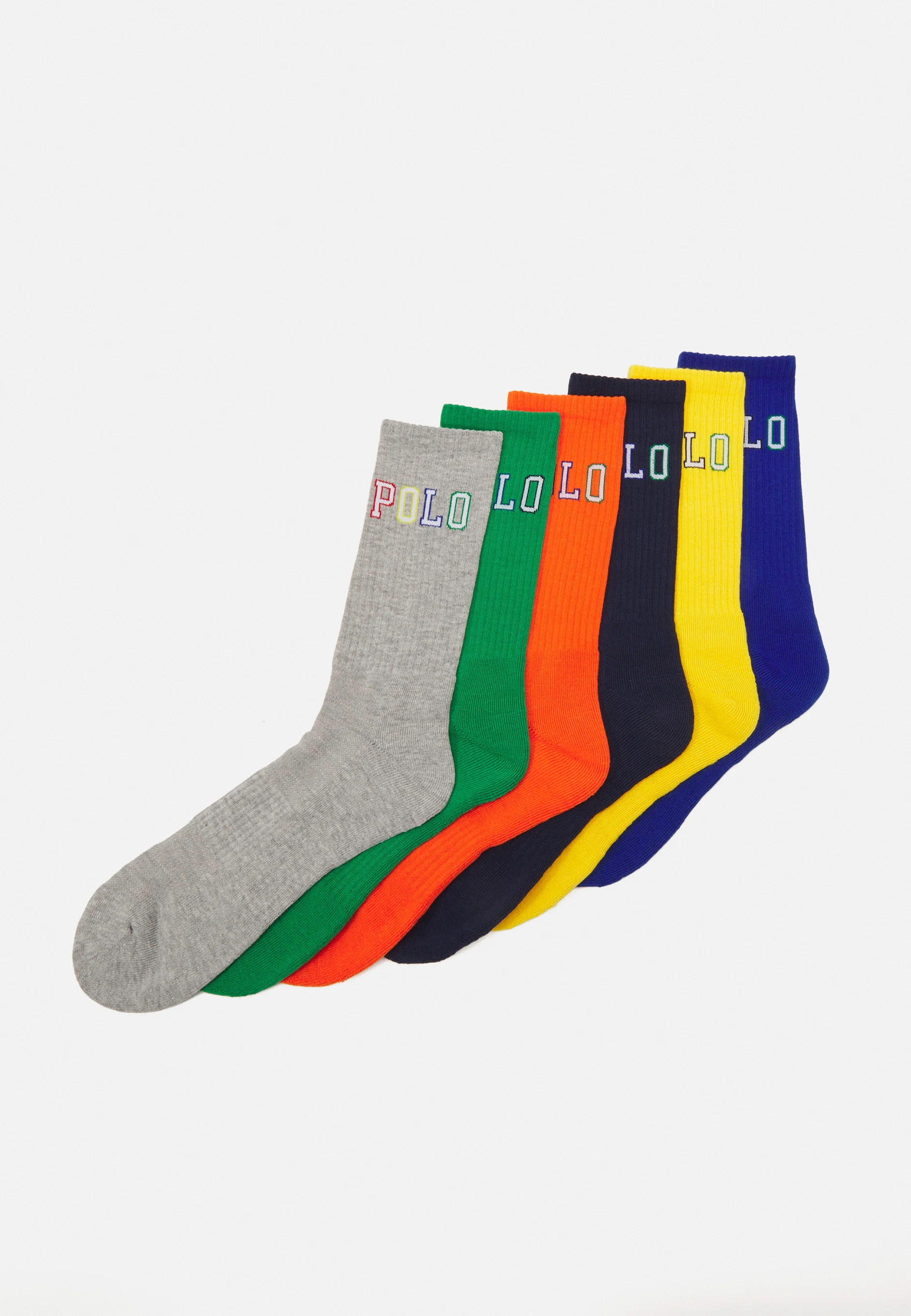 Polo Ralph Lauren OUTLINE CREW UNISEX PACK DE 6 - Calcetines