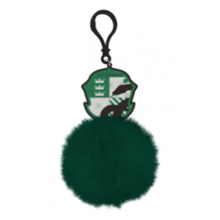 Pom Pom Keychain - Harry Potter (Slytherin Shield)