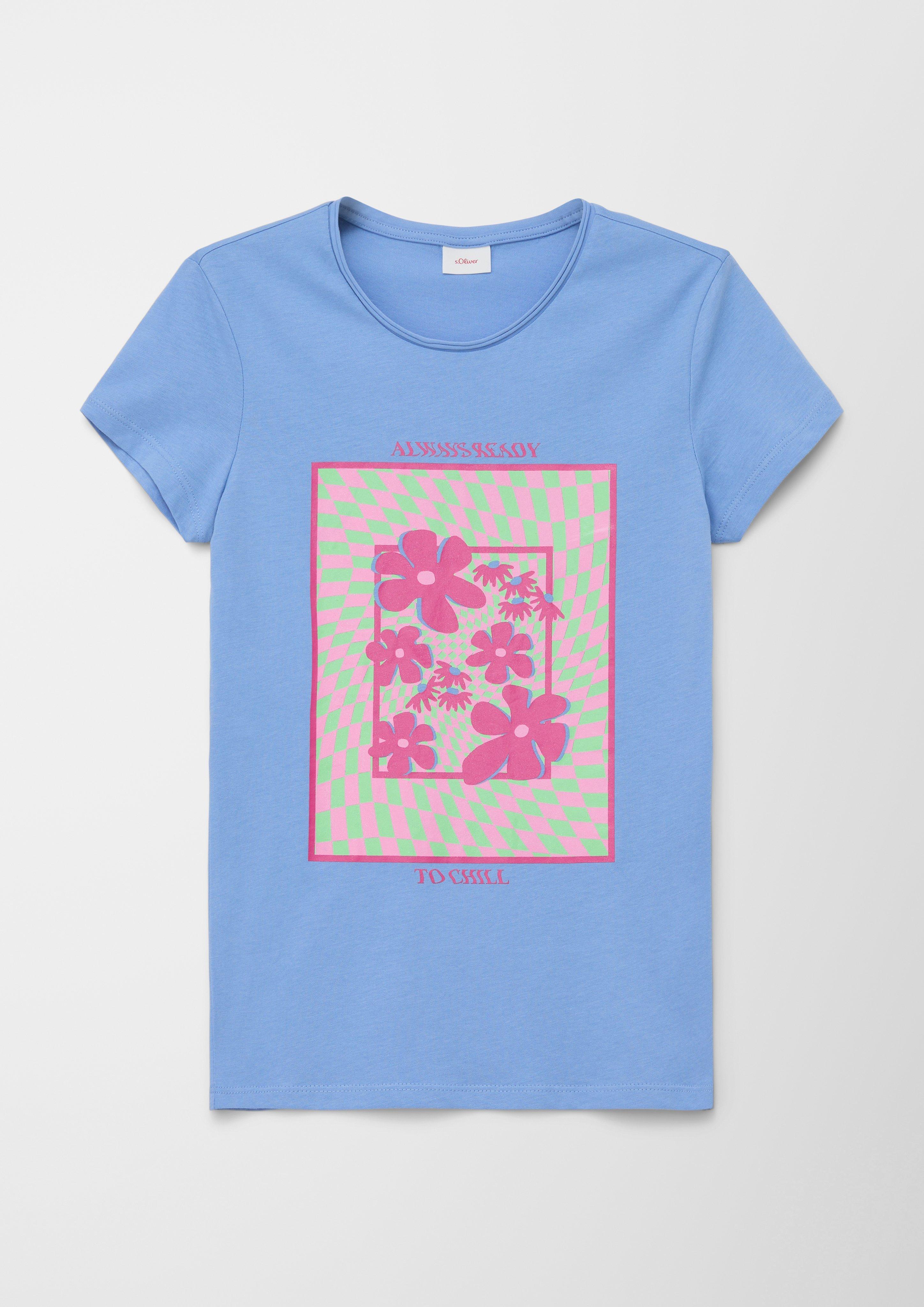 T-Shirt mit Frontprint  2130466-5334