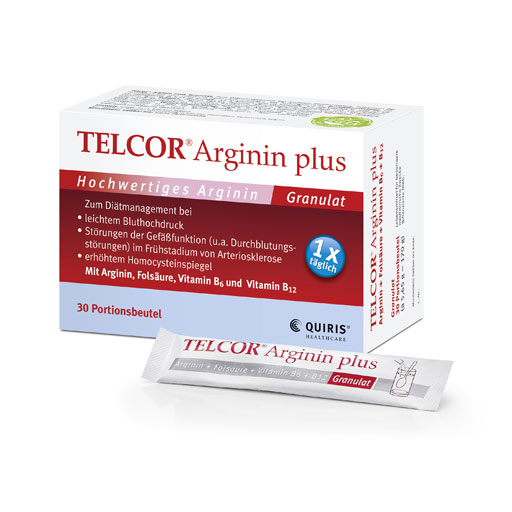 TELCOR Arginin plus Granulat Portionsbeutel  30 St  Granulat