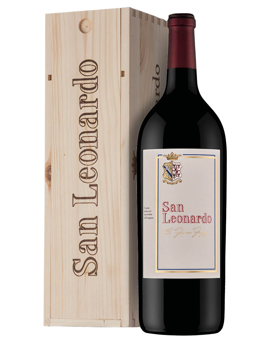 Vigneti delle Dolomiti IGT San Leonardo Magnum 2018 Tenuta San Leonardo Magnum 1,5 ℓ, Caisse bois