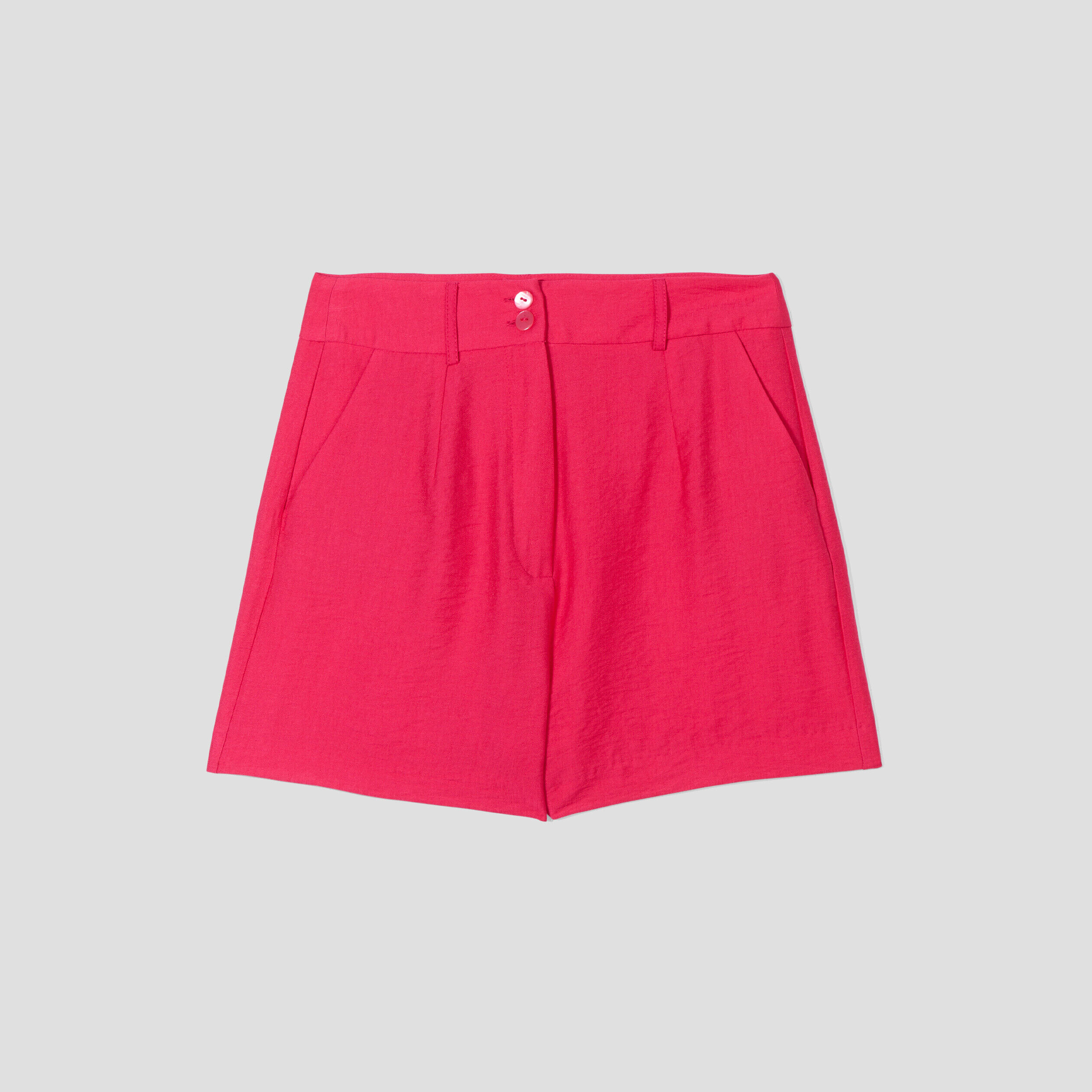 Short droit fluide rose fushia femme | Cache Cache