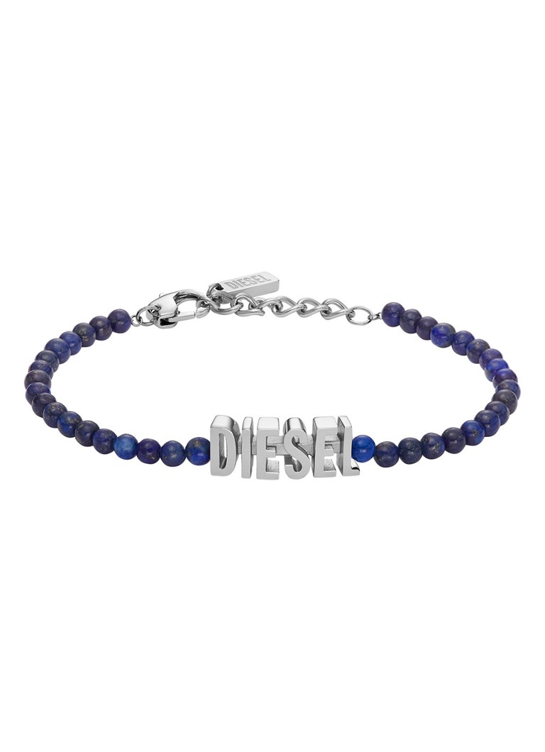 Bracelet Diesel à perles avec logo DX1544040