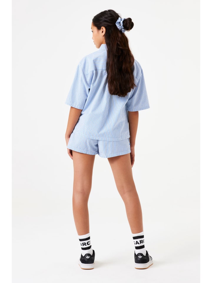Garcia Sommerbluse mit passendem Haargummi in chambray blue günstig kaufen