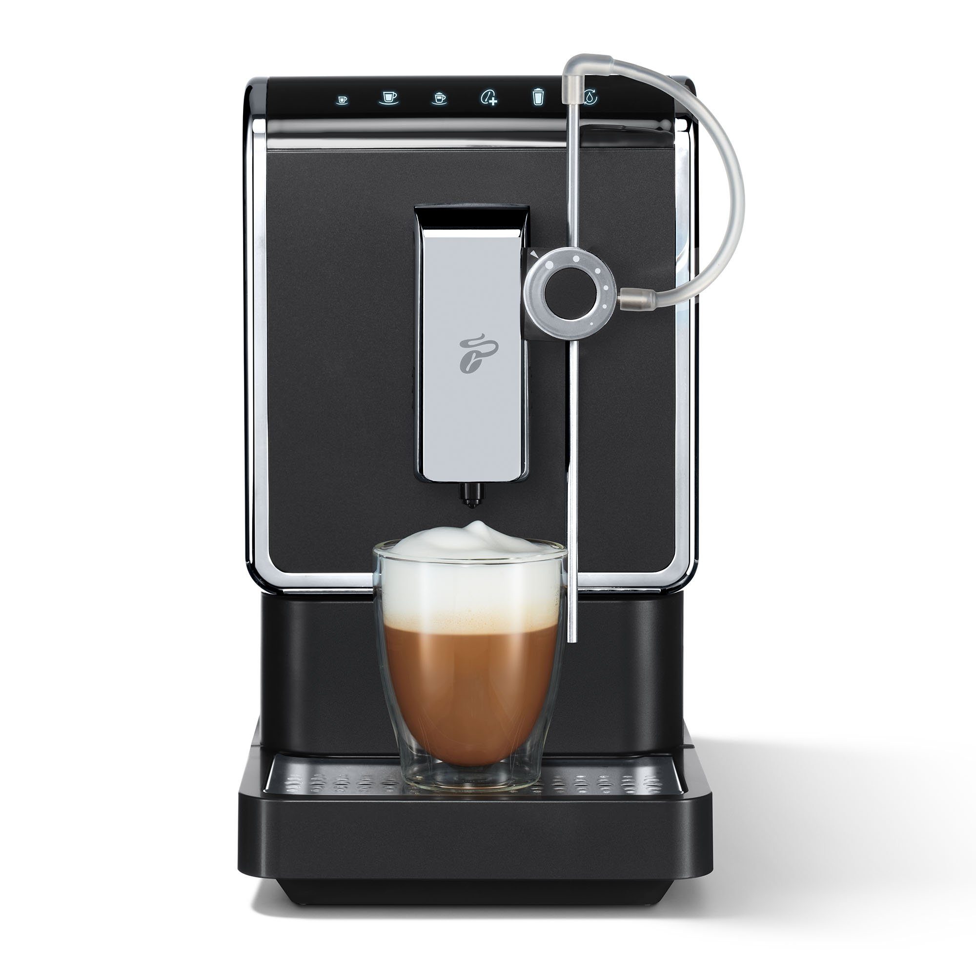 Tchibo Kaffeevollautomat Esperto PRO mit One Touch Funktion für Caffè Crema, Espresso und Milch, One Touch Milk System