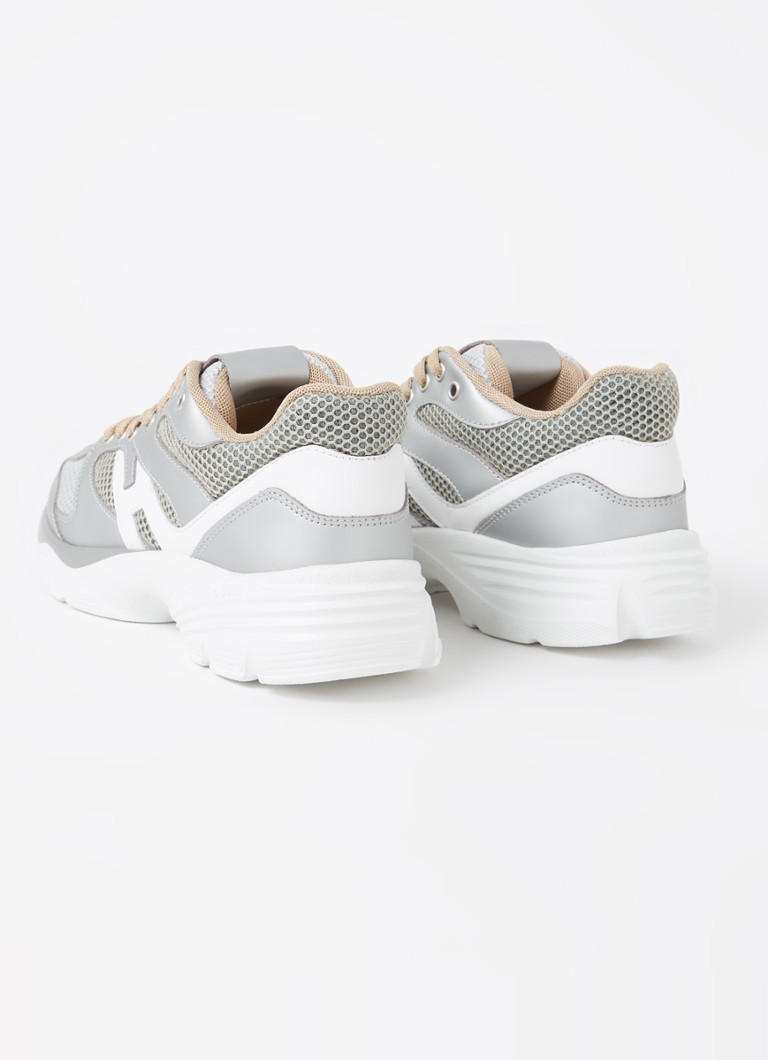 Hogan Jogging H665 bőr tornacipő hálós részletekkel