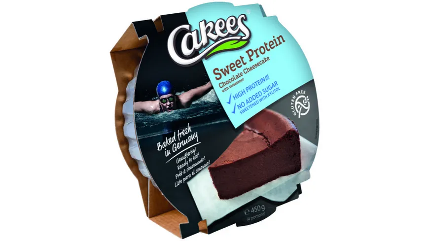 Cakees Sweet Protein Chocolate Cheesecake ohne Zucker 450 g