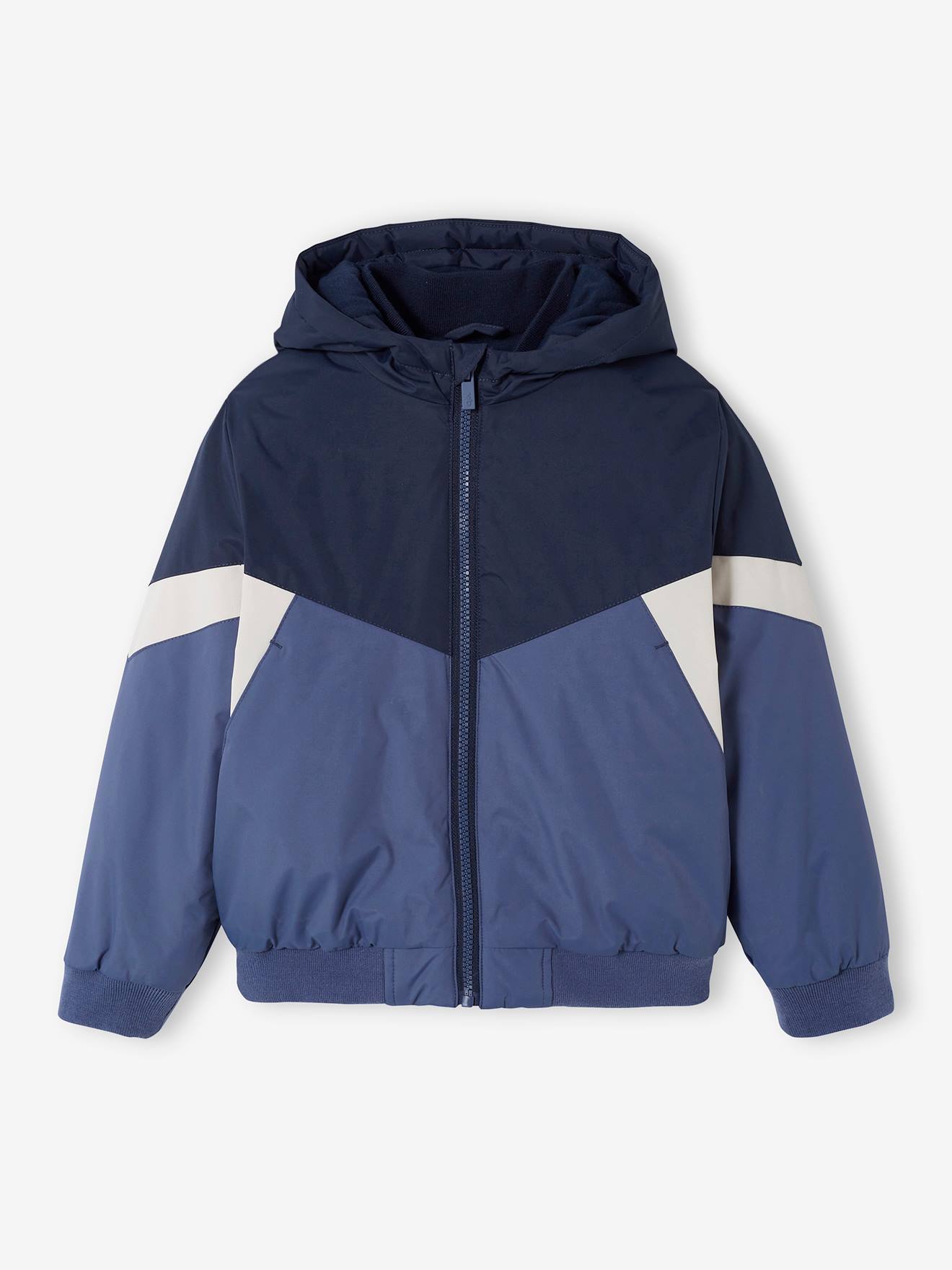 Blouson coupe-vent colorblock garçon colorblock chamois