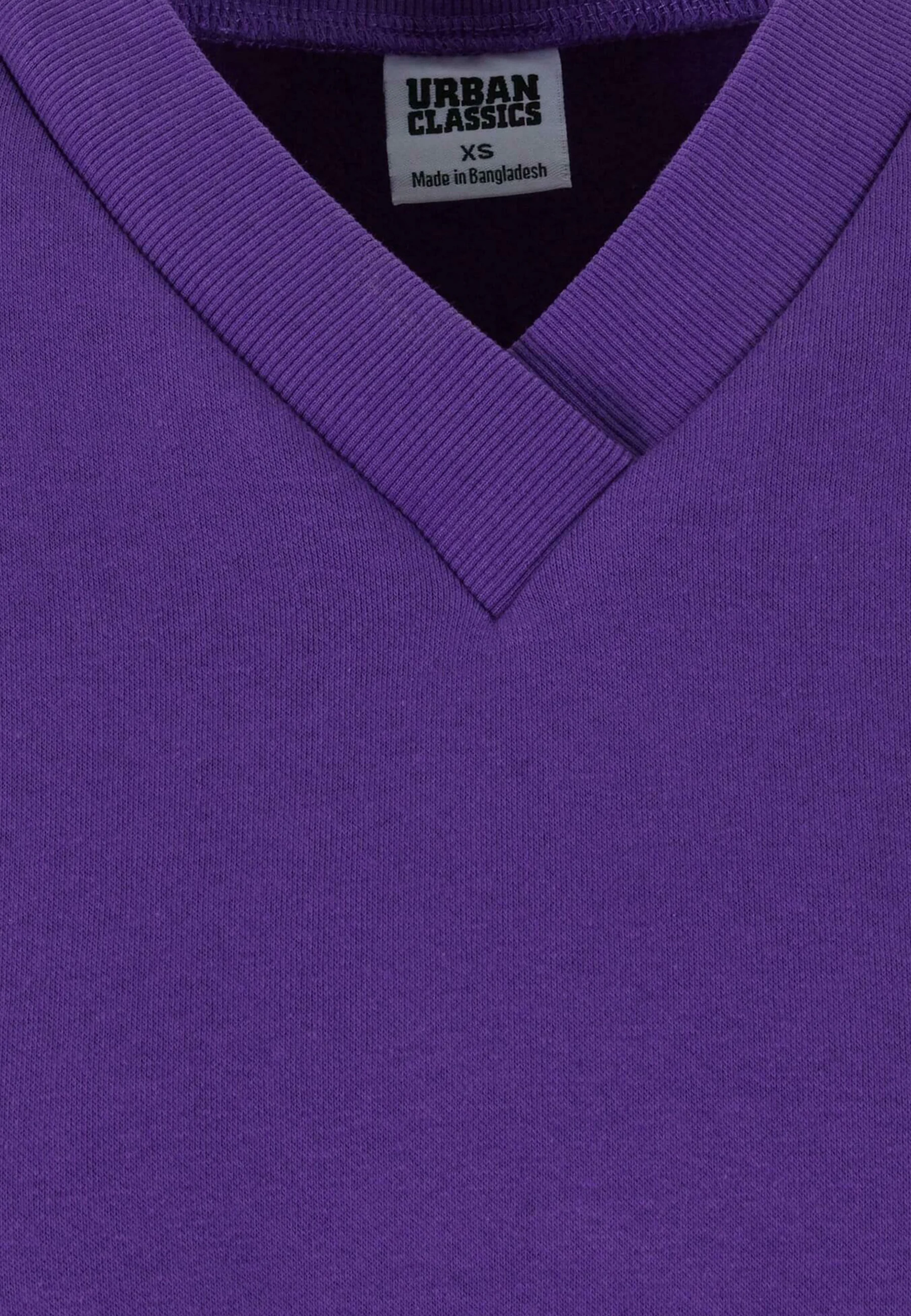 Sudadera Urban Classics con cuello en V recortado