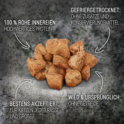 Wild Freedom RAW - gefriergetrocknete Hühnerherzen