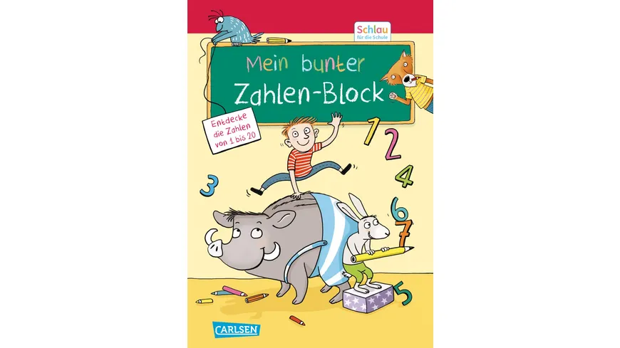 Schlau für die Schule: Mein bunter Zahlen-Block