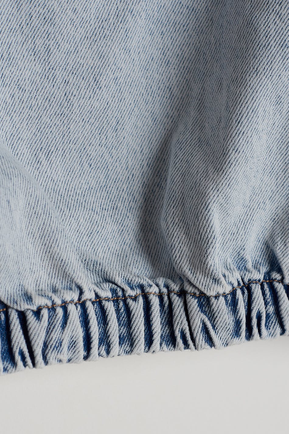 Sleeveless denim top