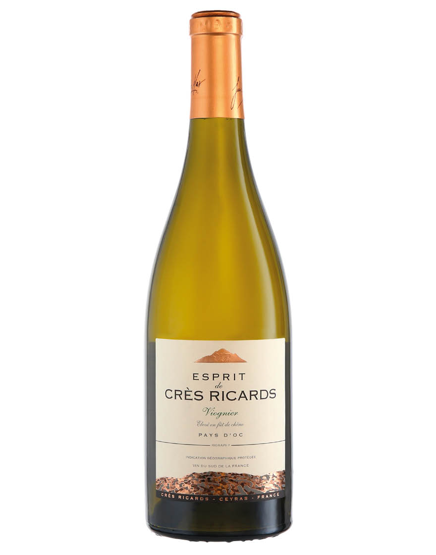 Pays d'Oc IGP Viognier Esprit de Crès Ricards 2022 Crès-Ricards 0,75 ℓ