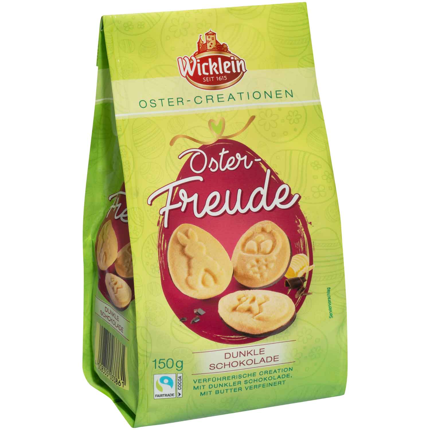 Wicklein Oster-Freude dunkle Schokolade 150g