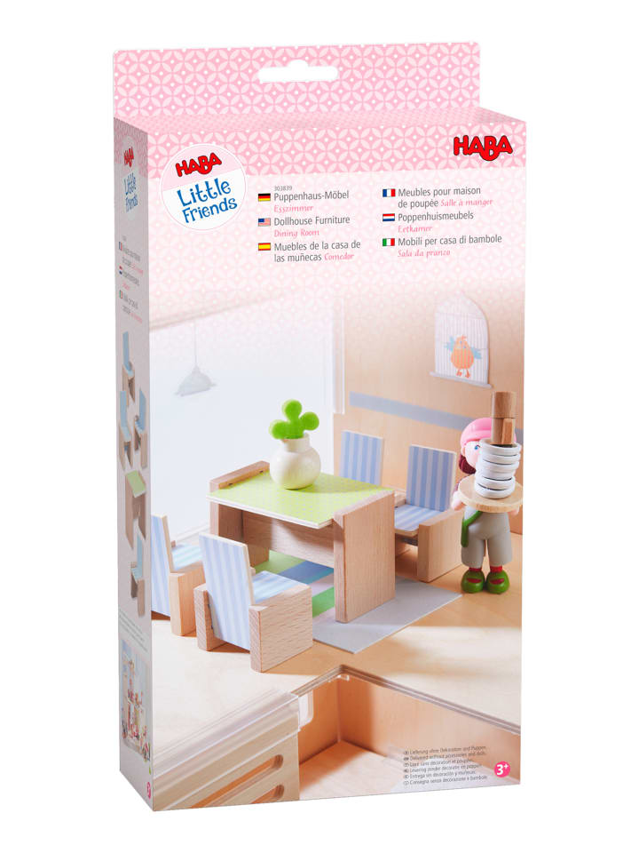 Haba Minipuppe Little Friends in Puppenhaus-Möbel Esszimmer günstig kaufen onesize