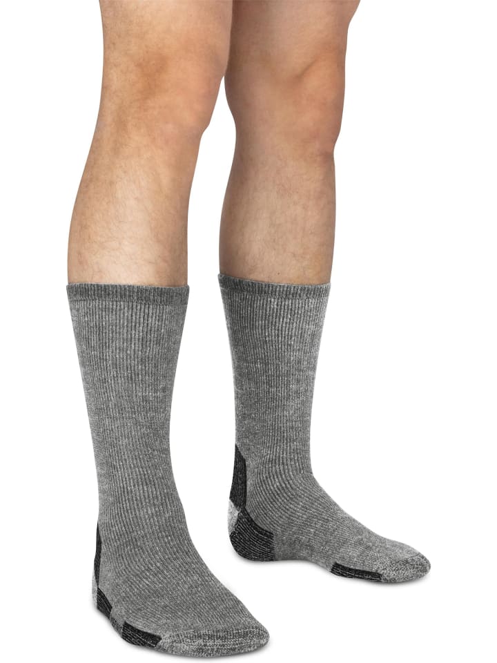 normani 1 Paar 100% Merino Wollsocken Wandersocken in Grau günstig kaufen
