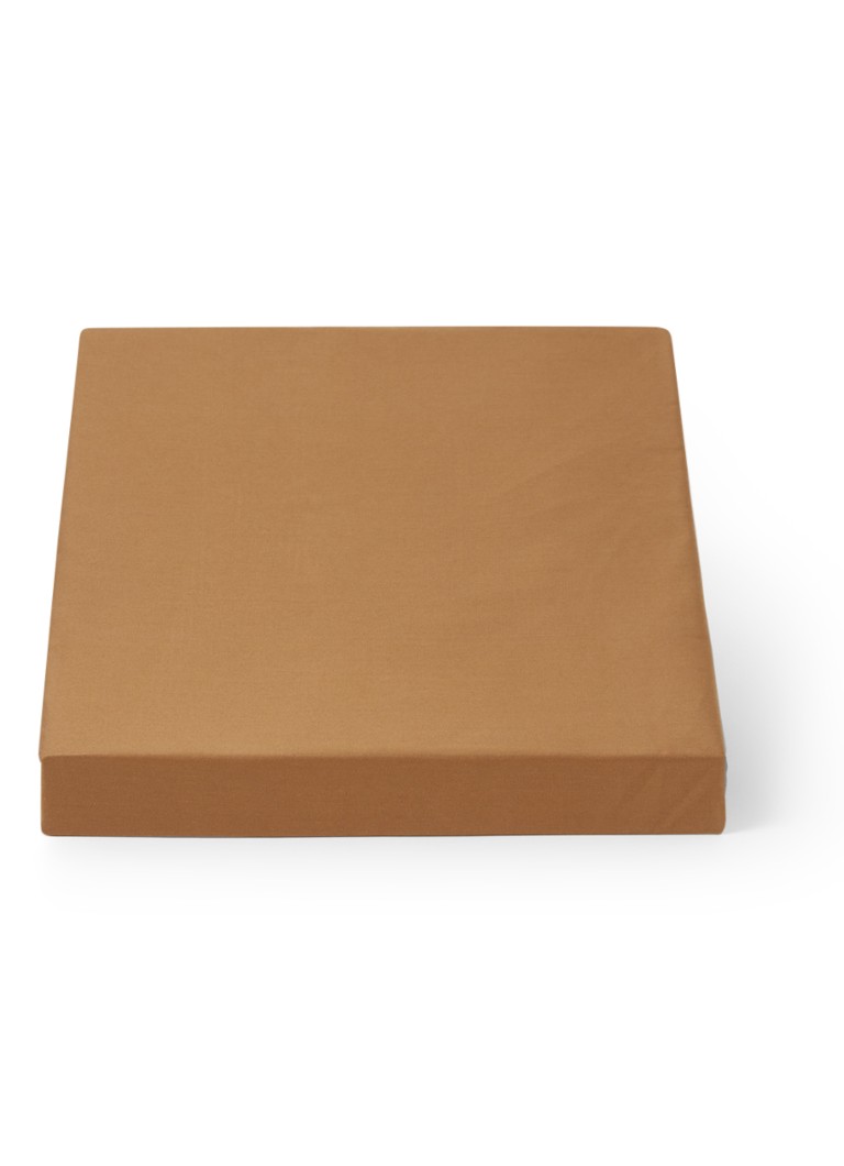 de Bijenkorf Home Organic fitted sheet made of organic cotton satin 300TC, corner height 30 cm