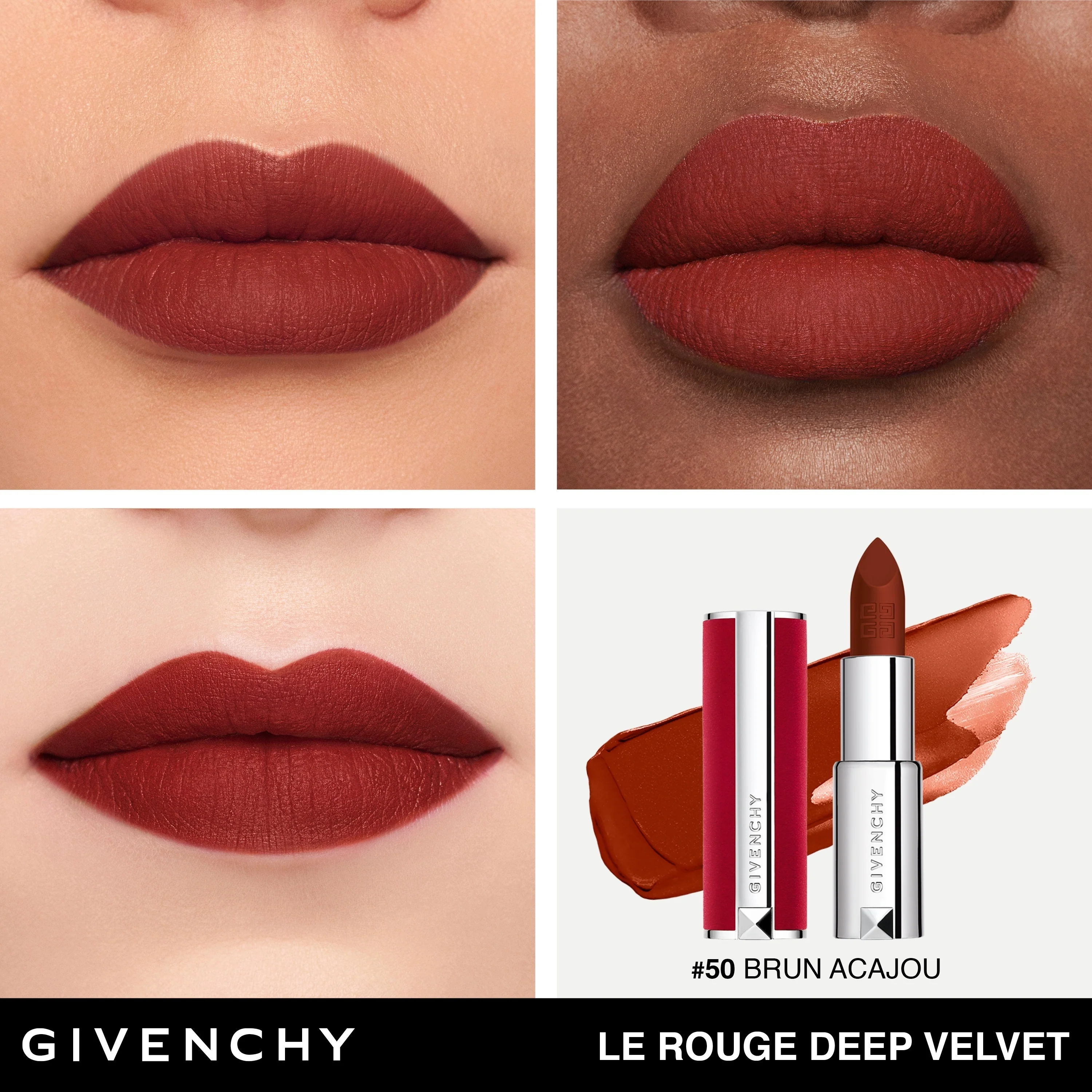 Le Rouge Deep Velvet Lips - Lápiz labial mate, Lápiz labial
