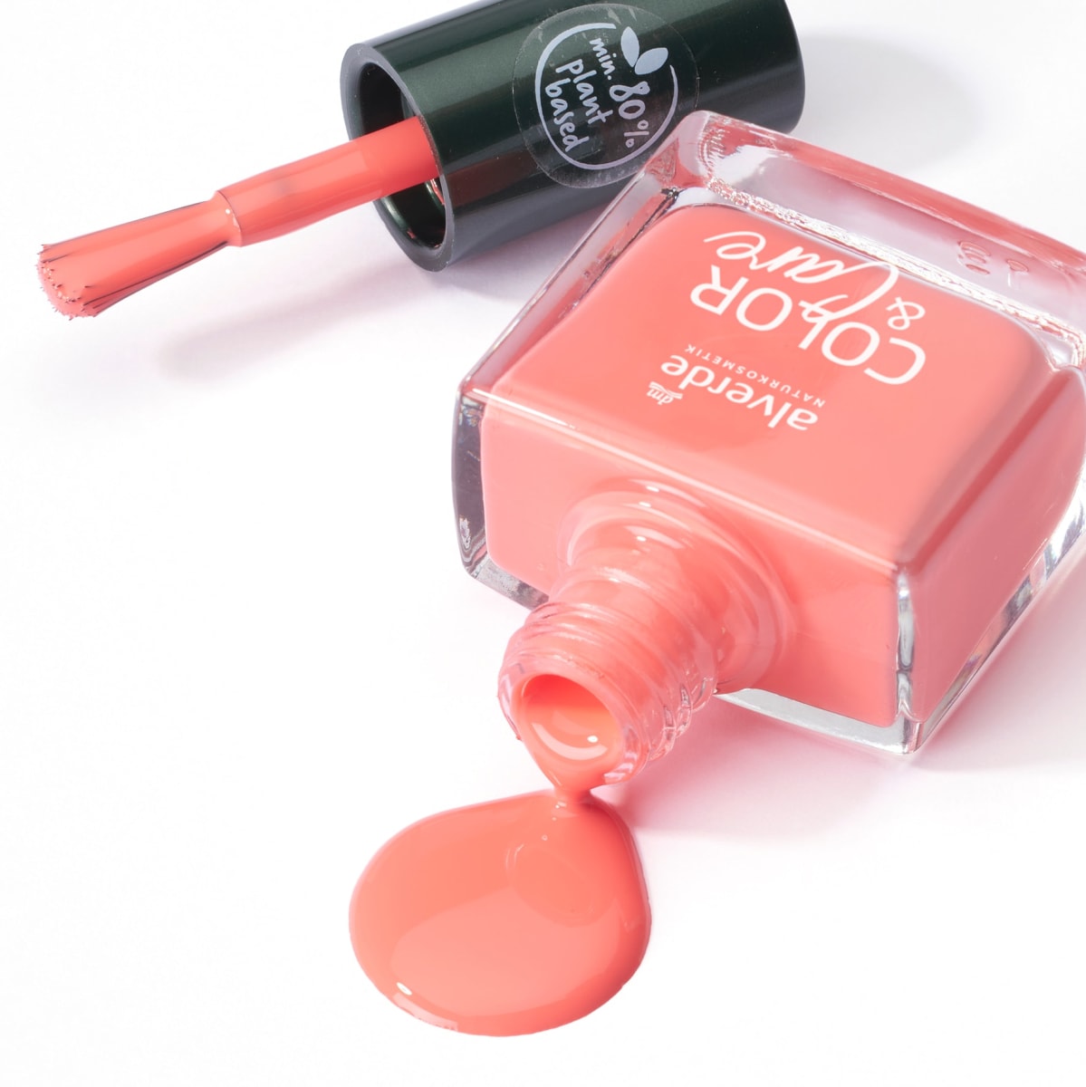 Nagellack Color & Care Nail Polish 80 Peach Coral, 10 ml