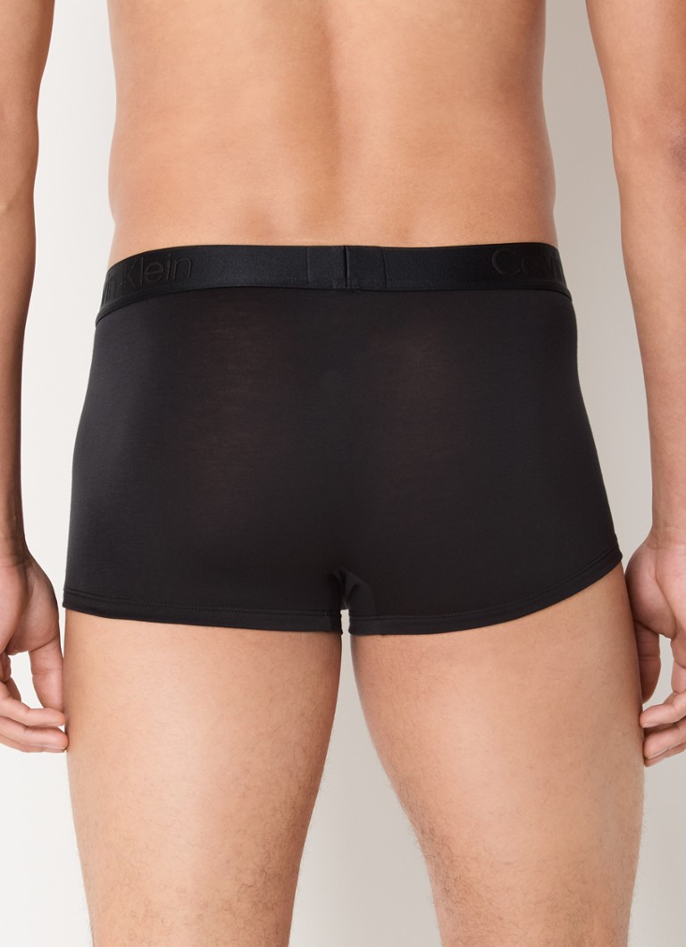 Calvin Klein černé boxerky ze směsi lyocellu, balení po 3 kusech
