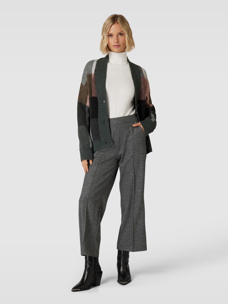 Stoffhose im melierten Design Modell 'CAMERON UTILITY' in anthrazit meliert