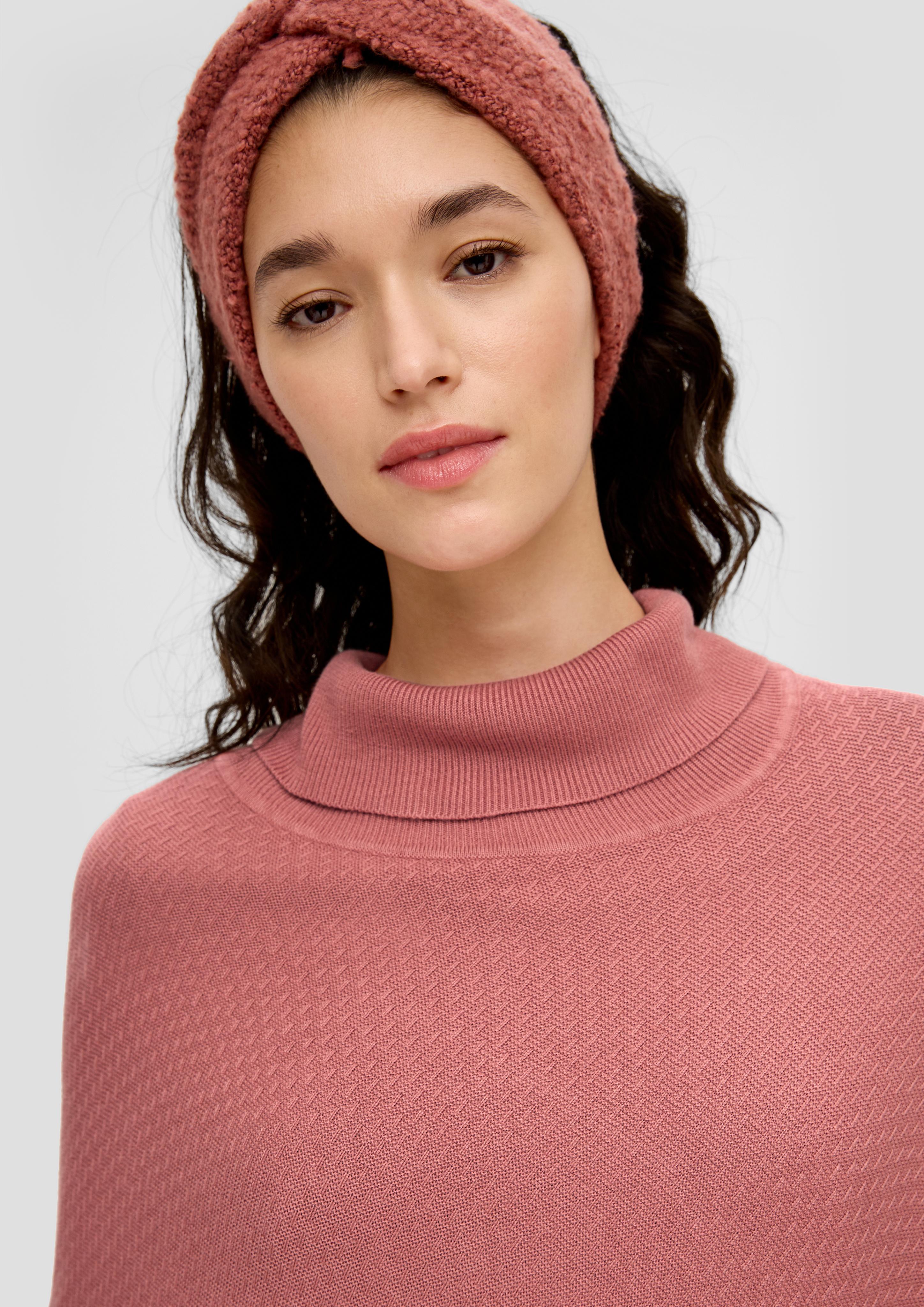 Poncho aus Viskose-Baumwoll-Mix  2135651-2074