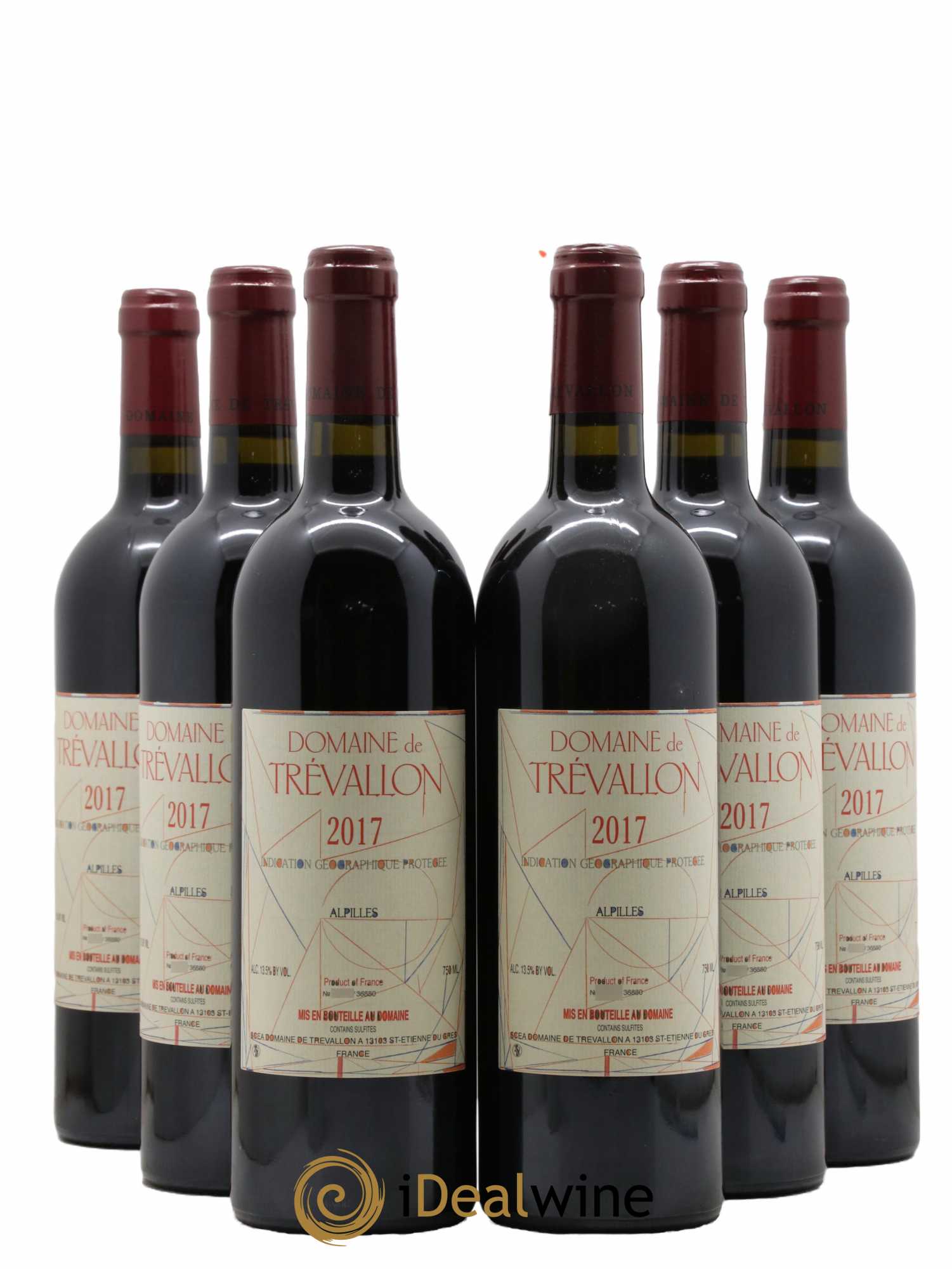 IGP Alpilles Trévallon (Domaine de) Eloi Dürrbach  2017 - Lot de 6 Bouteilles