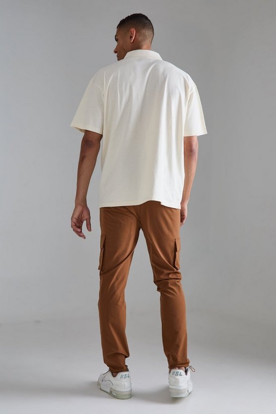 Elastische leichte Stretch Skinny Cargo-Hose