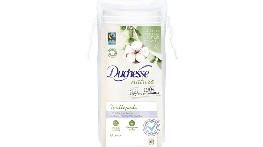 Duchesse Nature Wattepads, 60 Stück