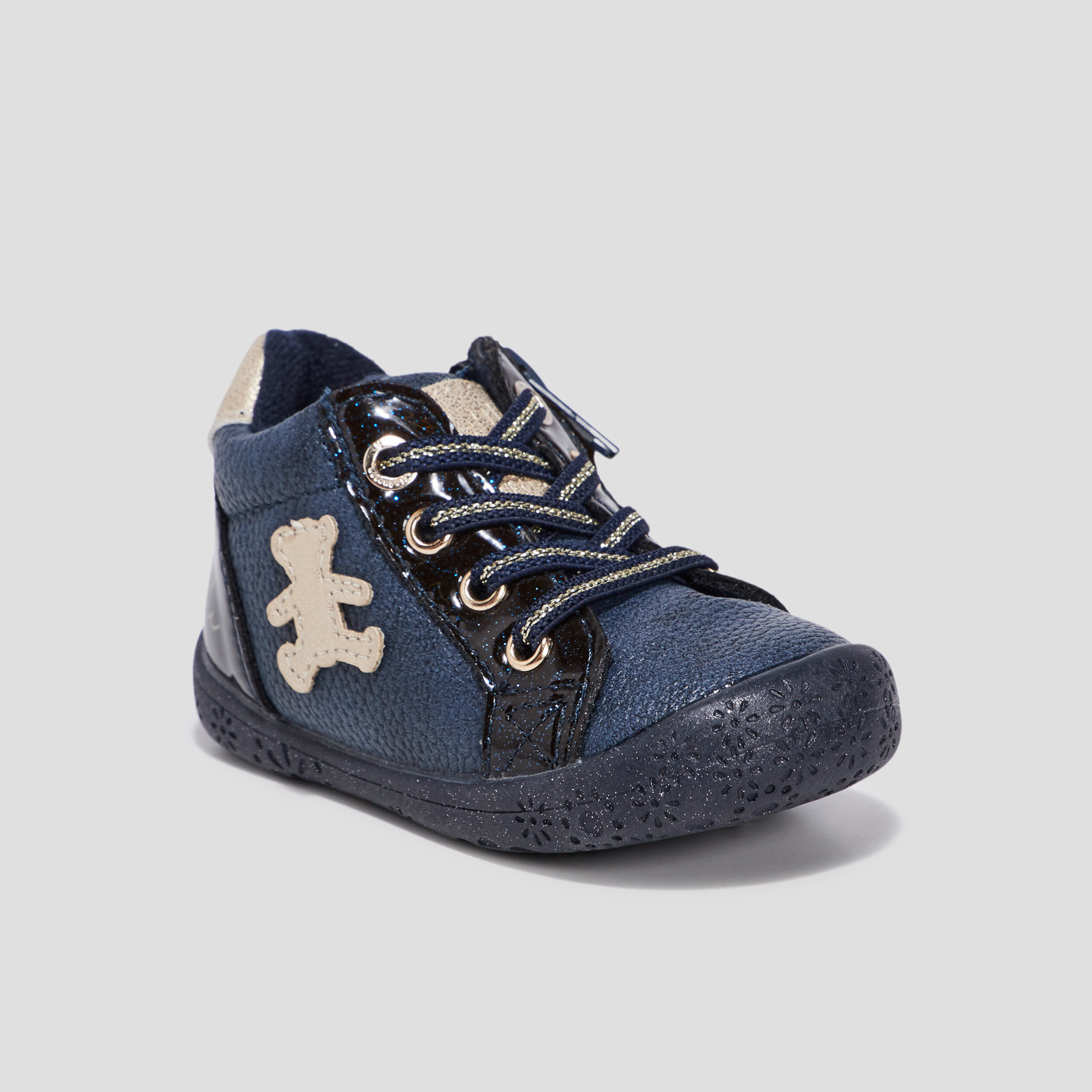 Bottillons Lulu Castagnette bleu marine bébé fille | La Halle