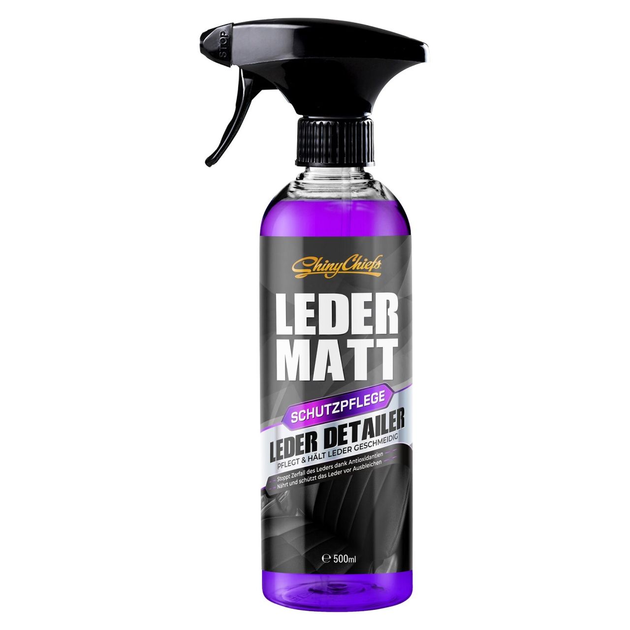 ShinyChiefs LEDER MATT - DETAILER Versiegelnde Lederpflege mit Matt-Effekt 500ml