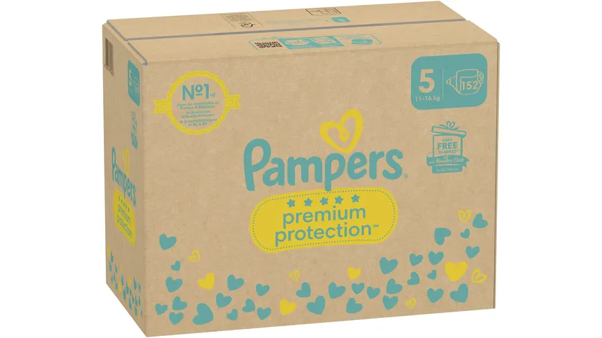 Pampers Premium Gr.5 Junior 11-16kg Monatsbox