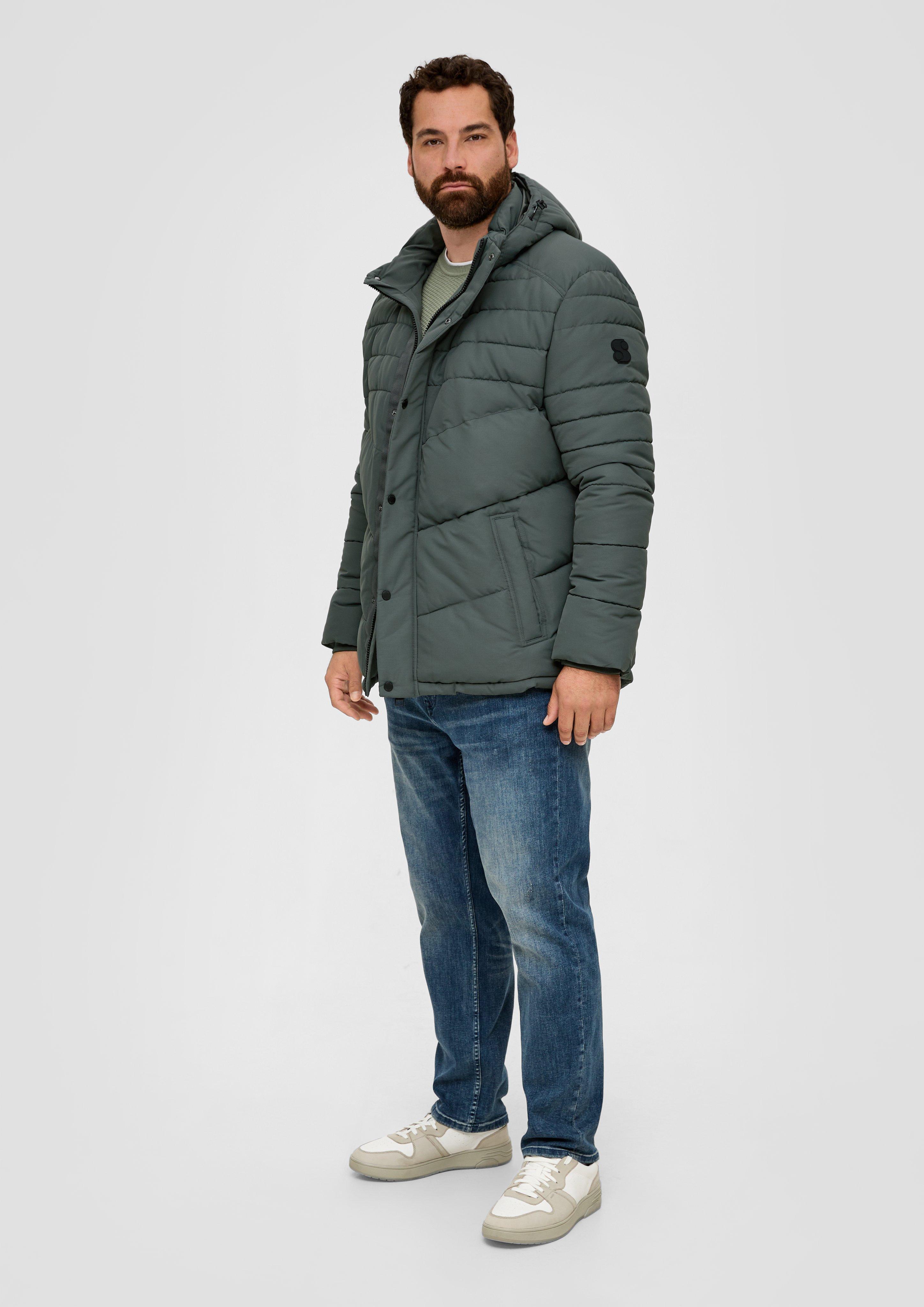 Sportive Steppjacke in strukturierter Qualität  2137154-7909