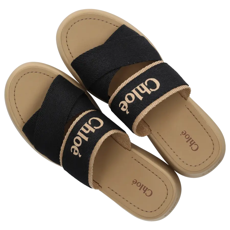 Chloé - Pantoletten MILA Textil - schwarz