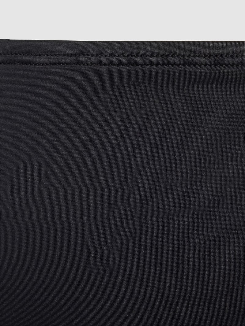 Bikini-Slip mit Label-Detail Modell 'HIPSTER' in schwarz