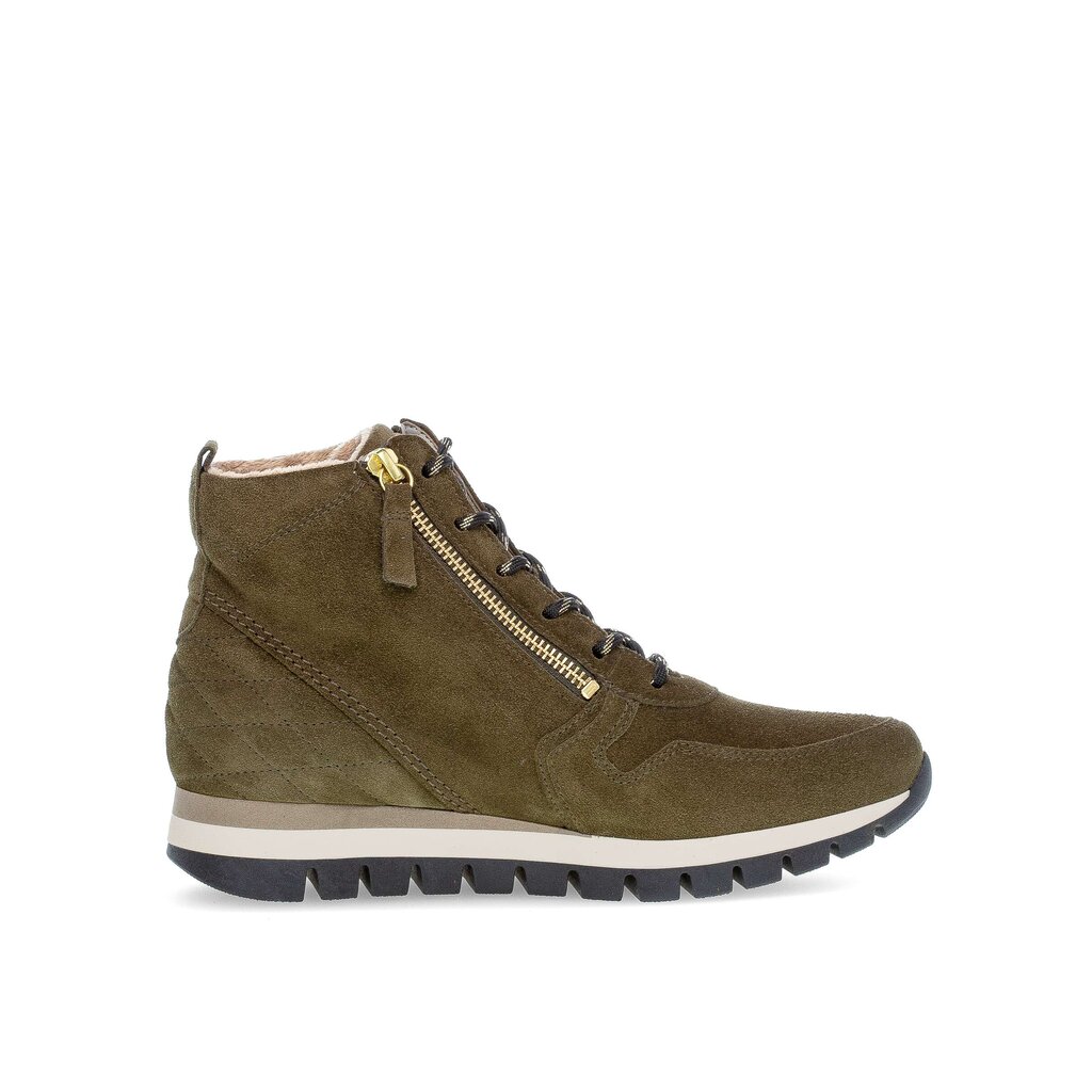 Gabor comfort Schnürstiefelette grün