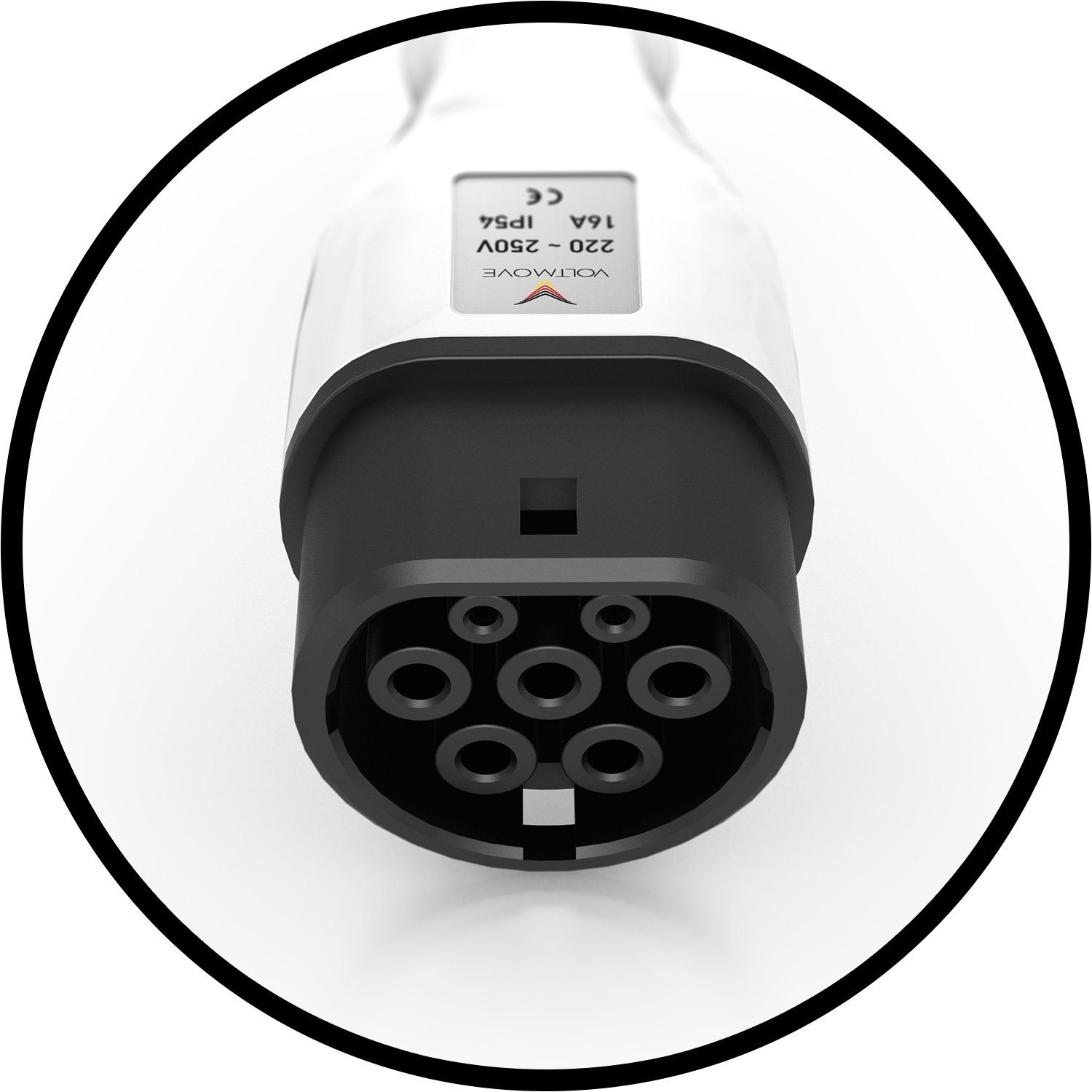 VOLTMOVE Elektroauto-Ladestation mobile Wallbox + EU Reise Adapter, Reise-Set mit 3 Adaptern, Wandhalterung & Koffer