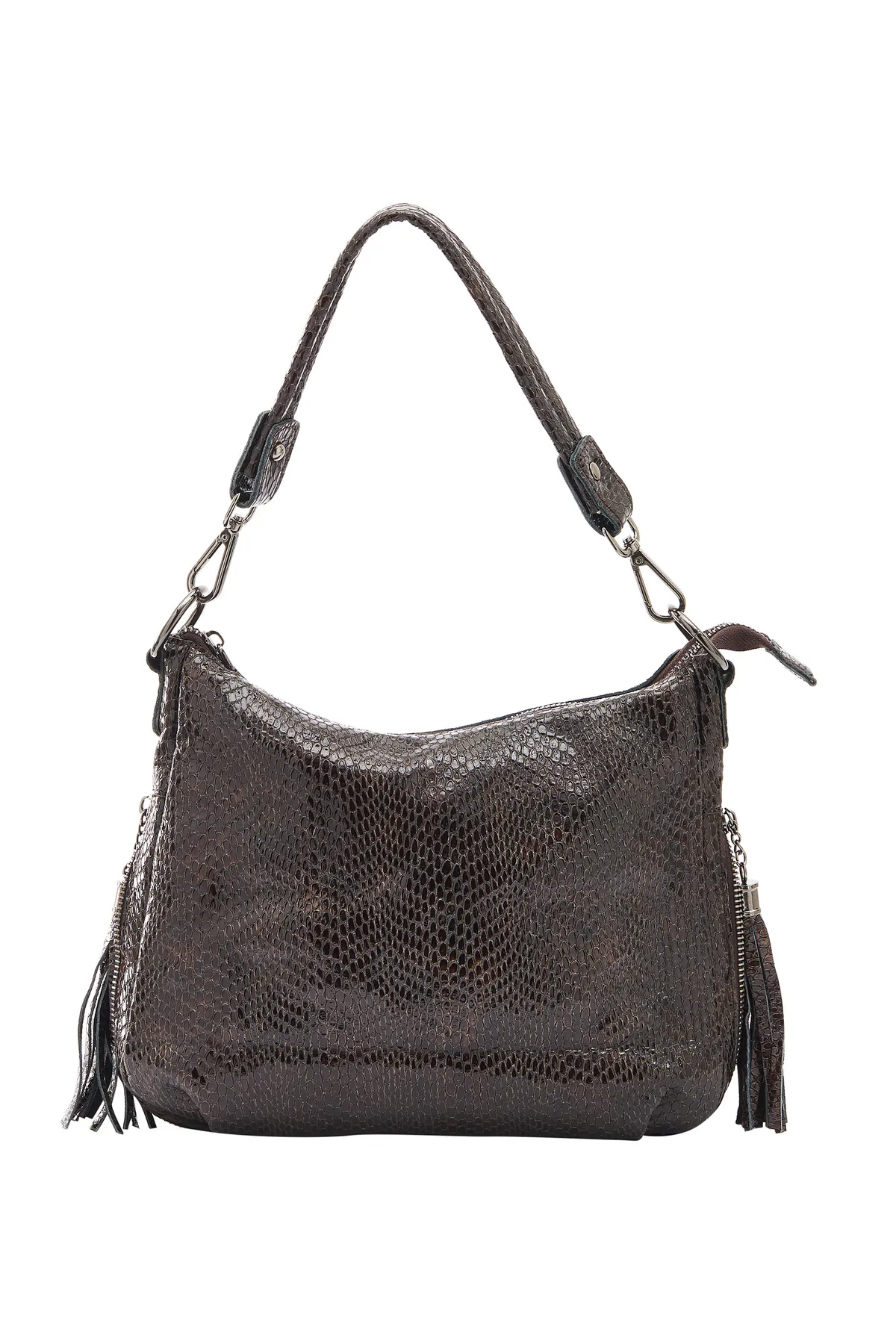 Faina  Clutch - Braun - Unifarben