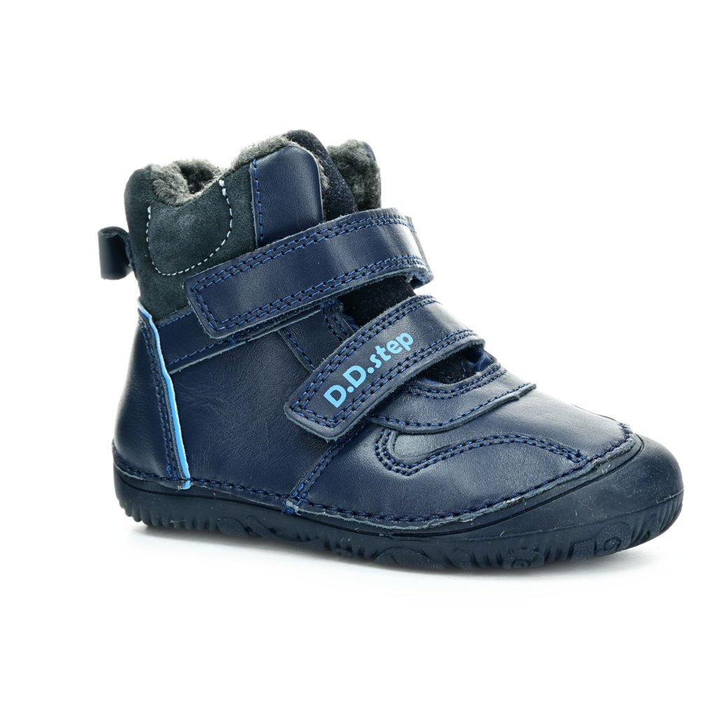 D.D.Step W073-42814A Royal Blue Winterbarfußschuhe