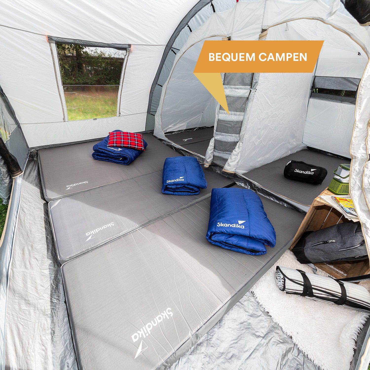 Skandika Easy 3D Premium Single selbstaufblasend