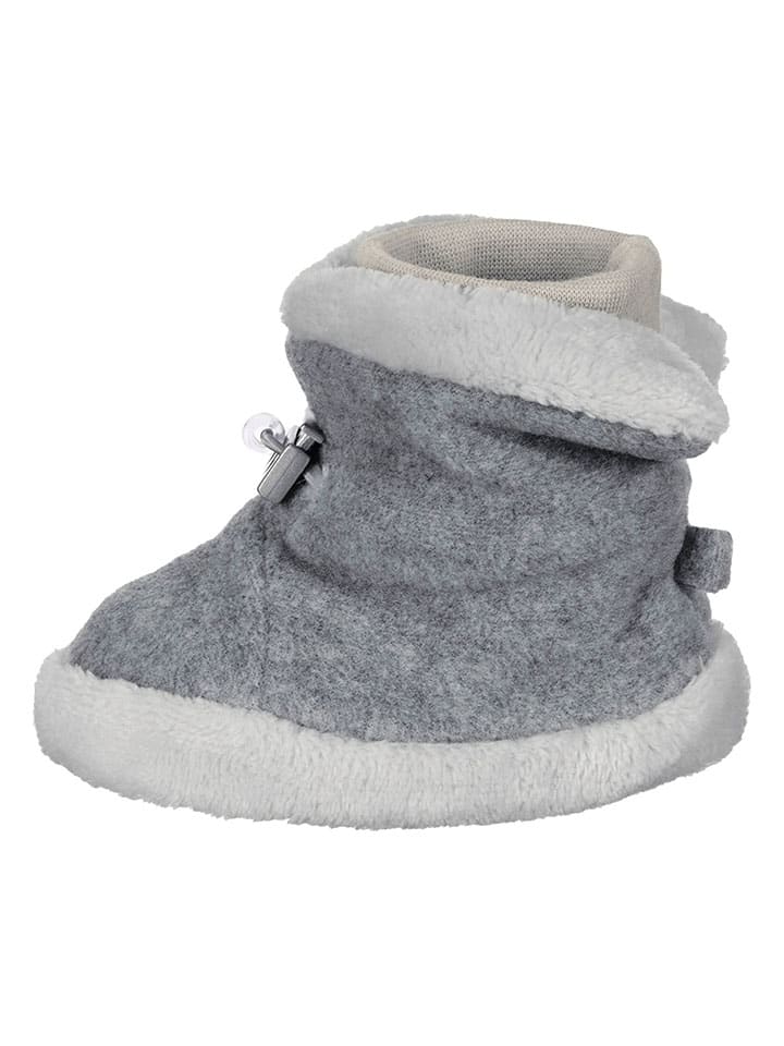 Sterntaler® Hauschuhe in Grau/ Weiß günstig kaufen