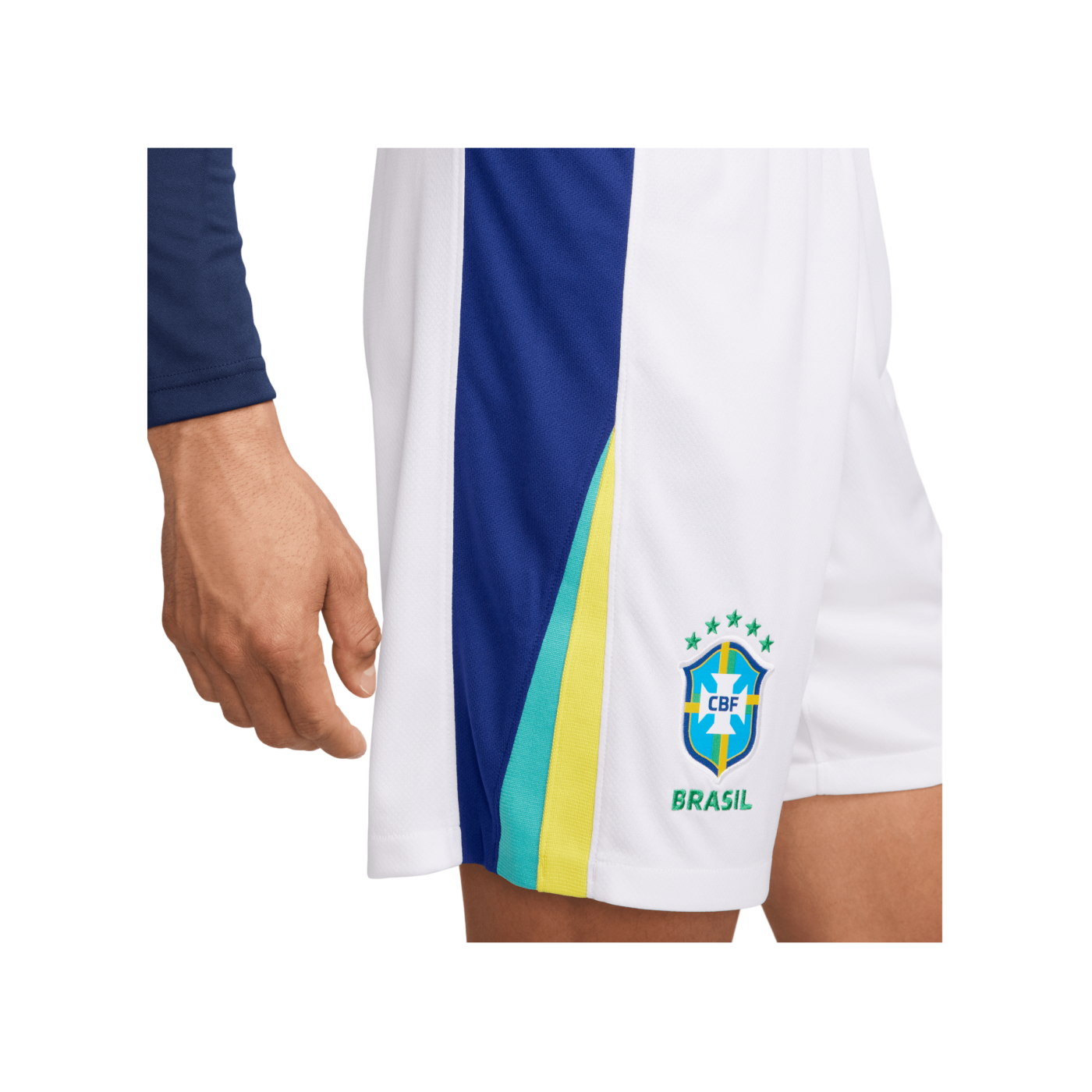 Nike Brasilien Short Away 2024 Weiss F100