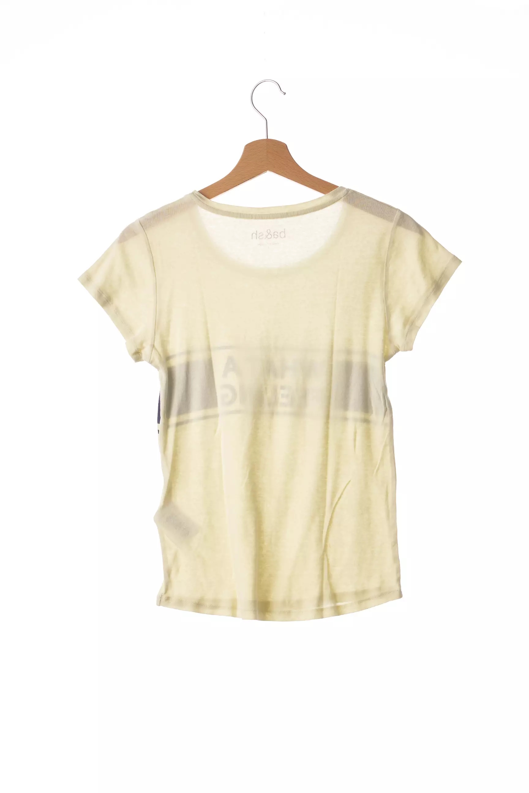 Ba Sh Tshirts Femme couleur jaune