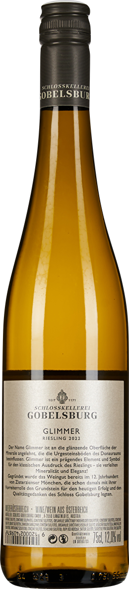 Schloss Gobelsburg Riesling Glimmer 2022