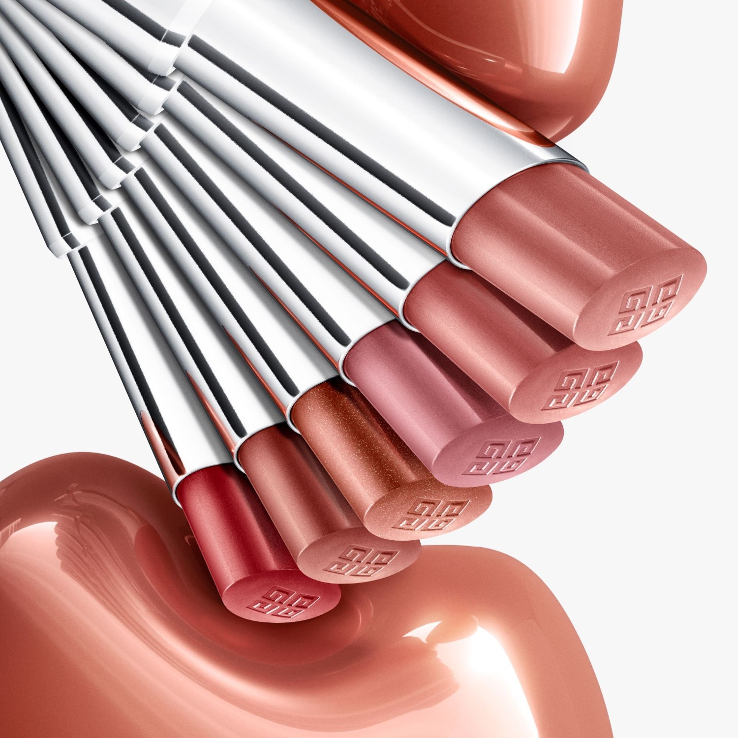 Rouge à lèvres sérum brillance Rose Perfecto de Givenchy